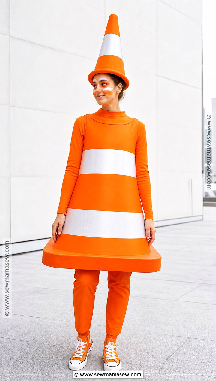 Traffic Cone Costume - 35 funny halloween costume ideas