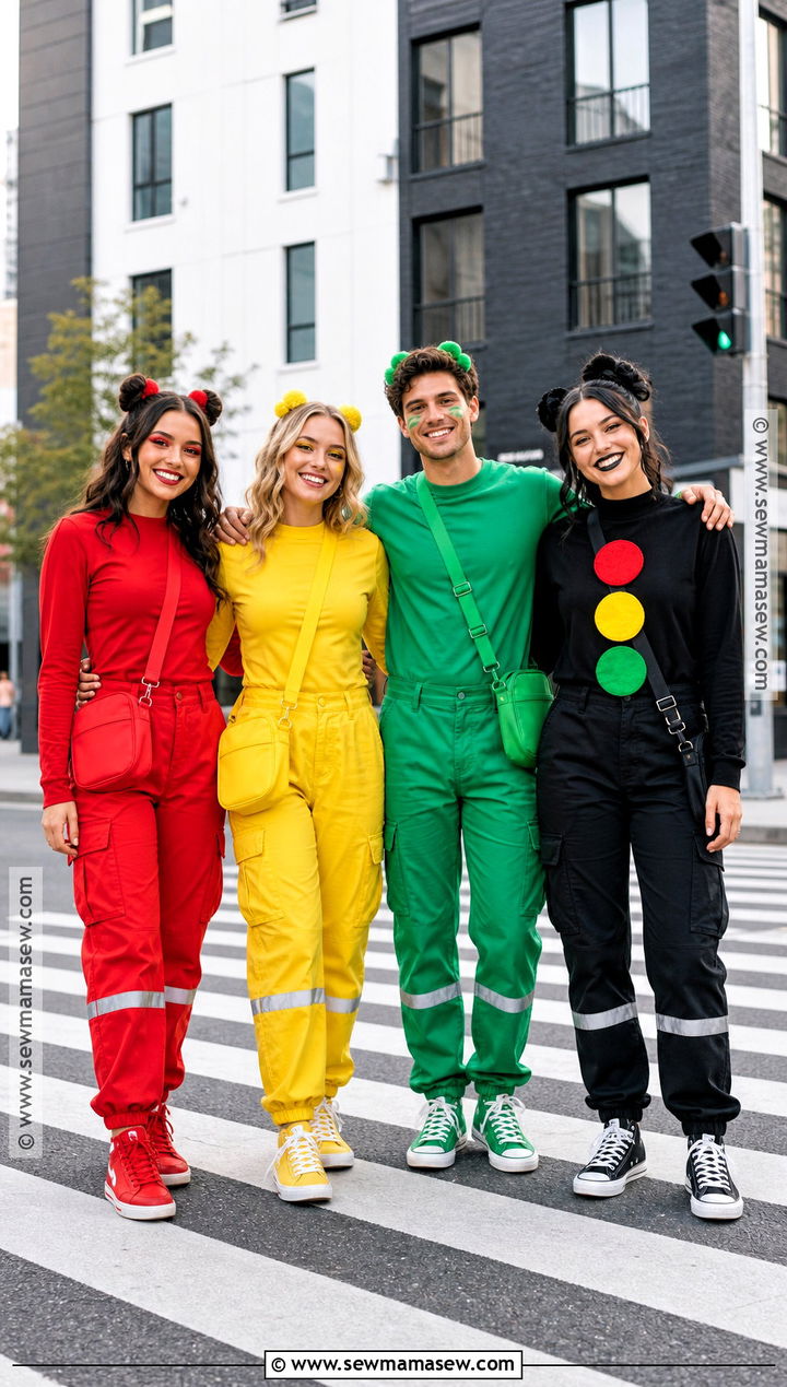 Traffic Light Friend Group Costume - 35 halloween costumes for friends