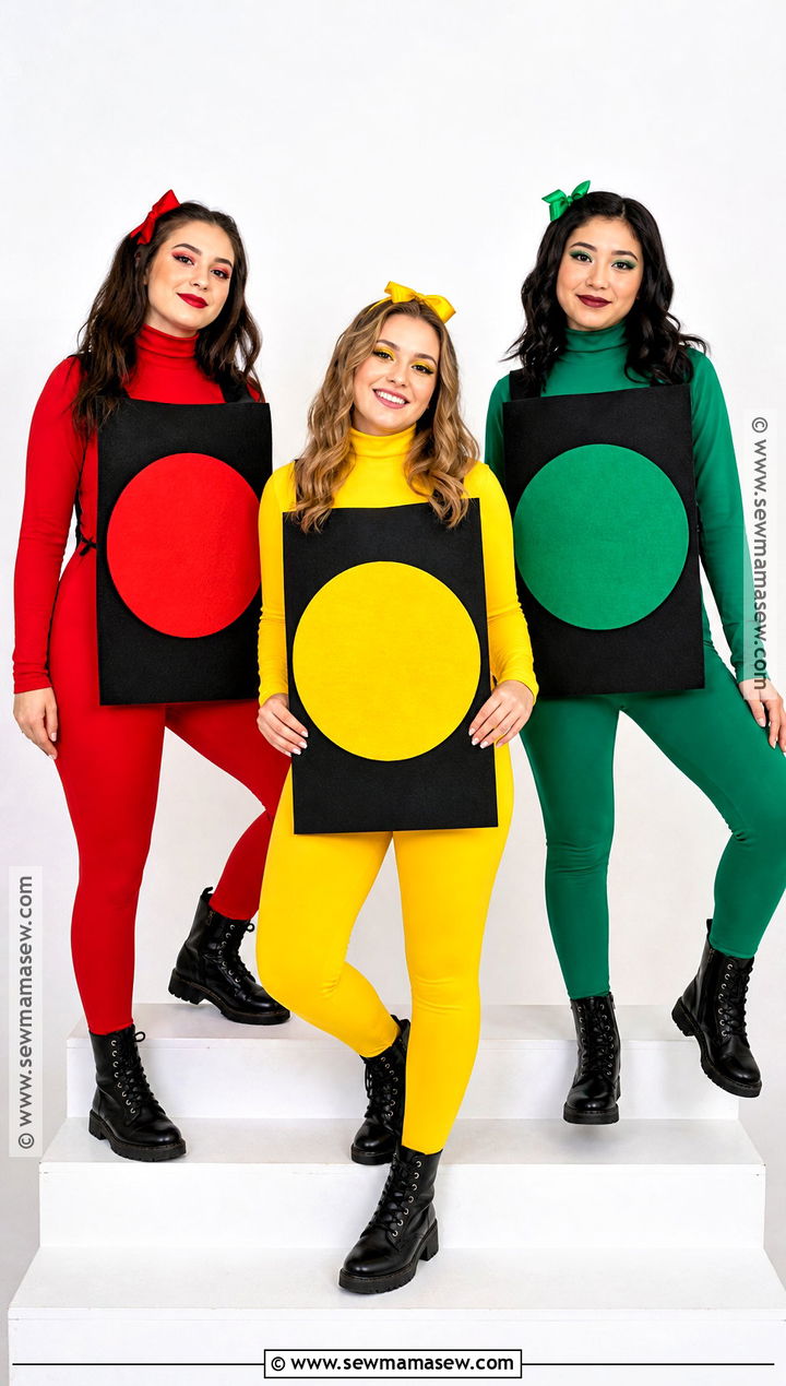 Traffic Light Group Costume - 45 clever halloween costumes