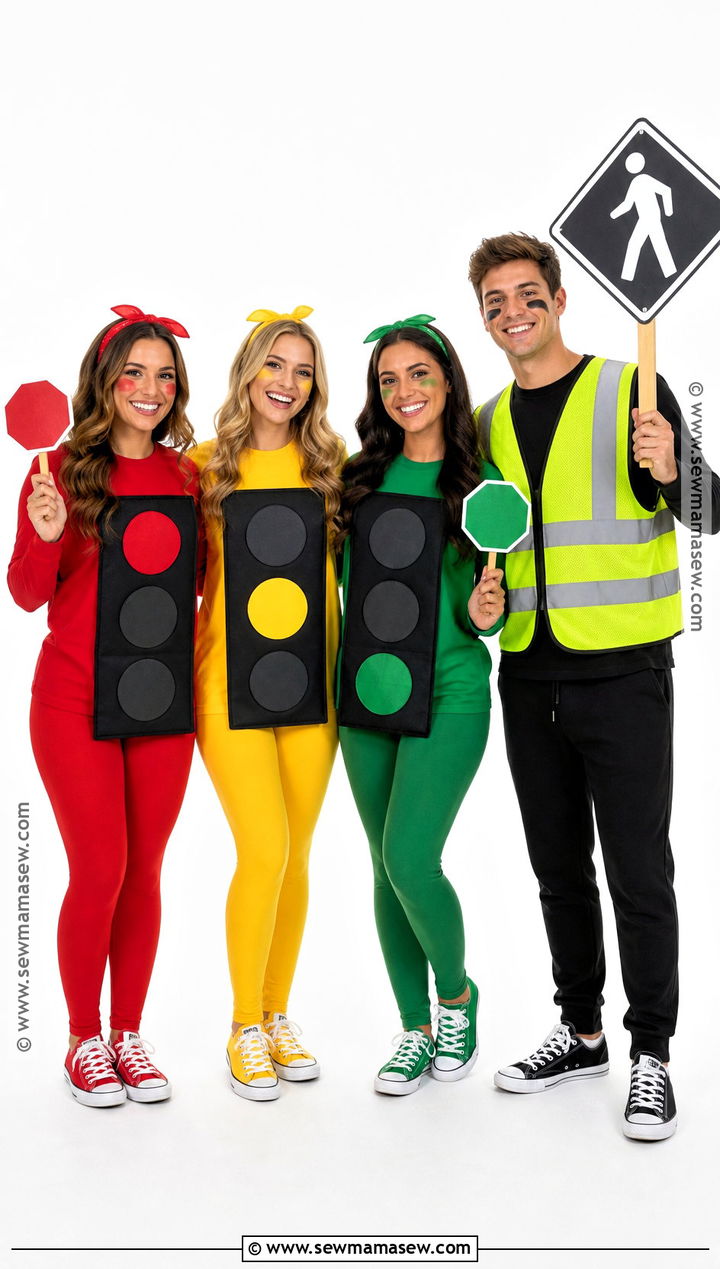 Traffic Light Group Costume - 35 easy group costumes