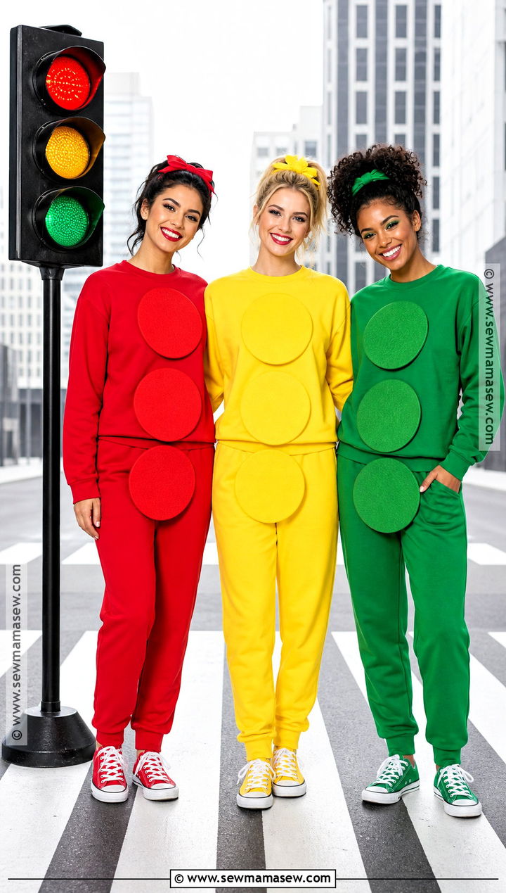 Traffic Light Trio Costume - 35 costume ideas for 3