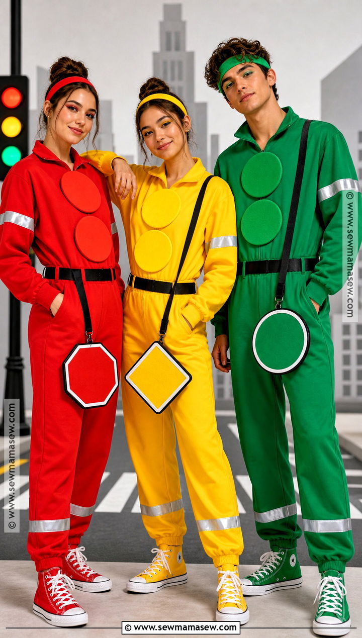 Traffic Light Trio Costume - 35 Trio Costumes Halloween