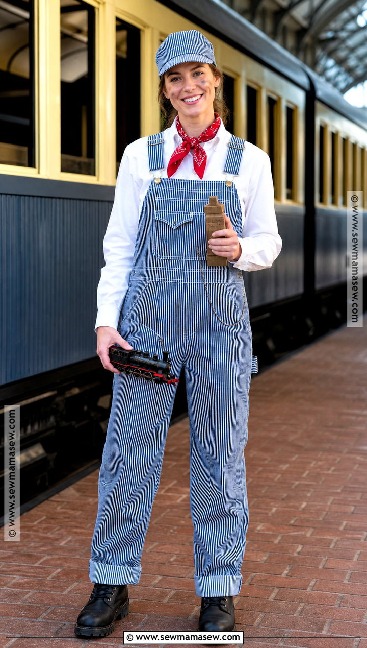 Train Engineer Overall Costume - 30 overall costume ideas