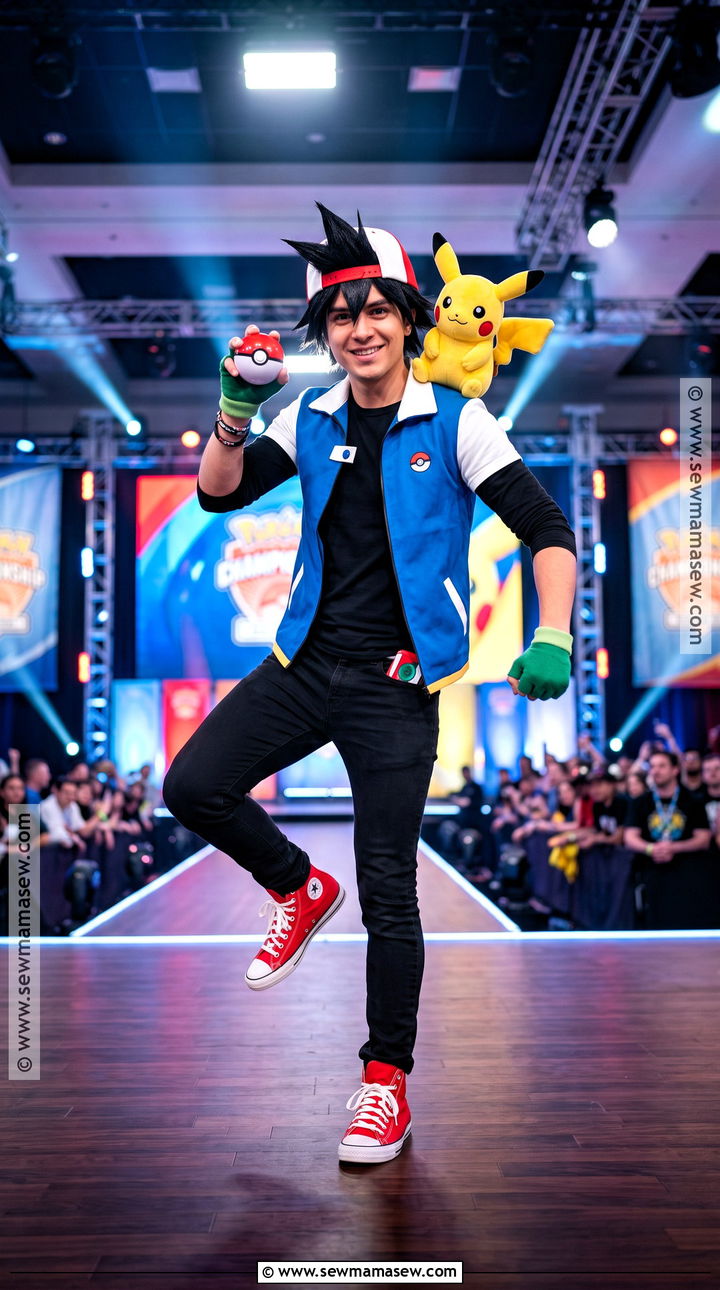 Trainer Battle Ash Ketchum Costume - 35 ash ketchum costume ideas