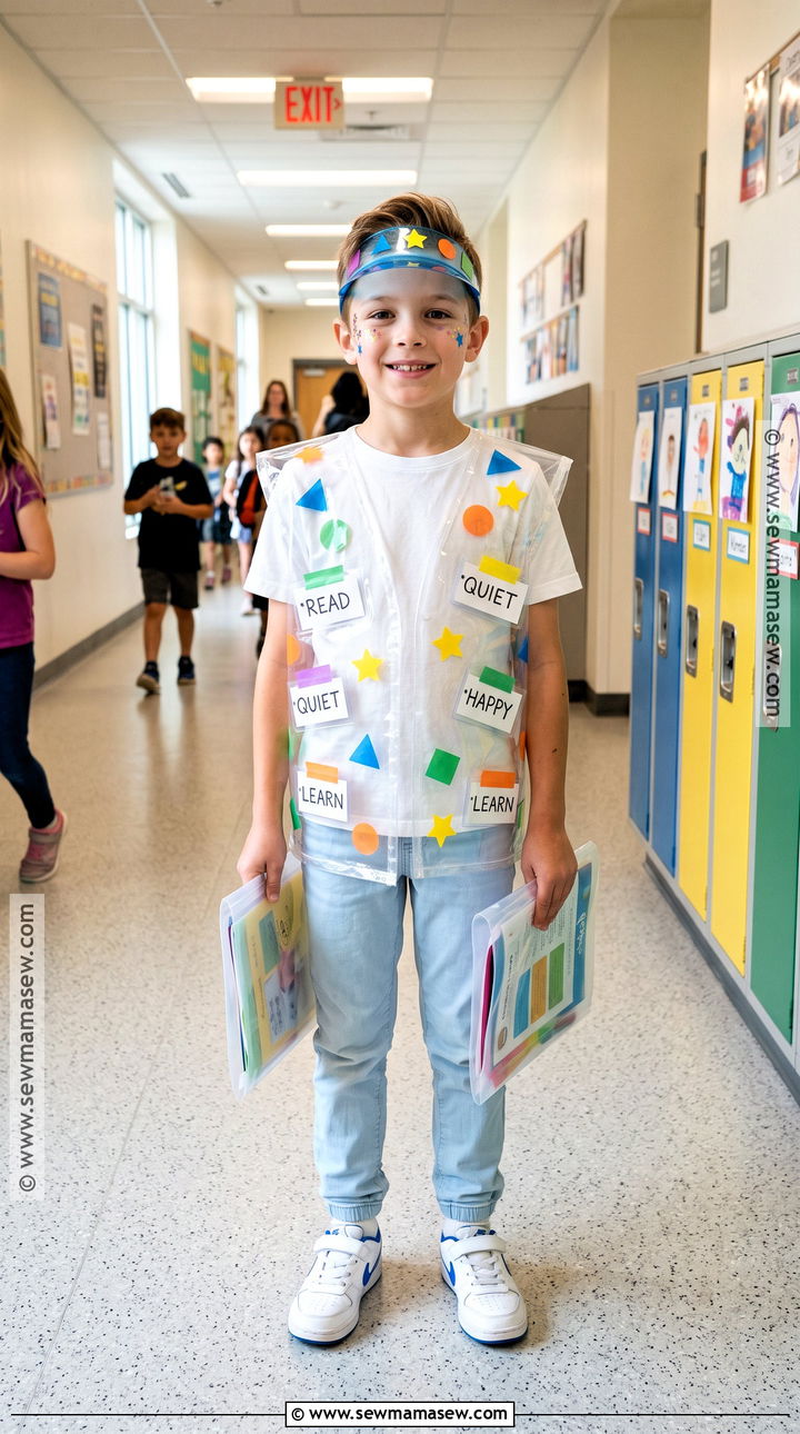 Transparent Vocabulary Parade Costume - 30 vocabulary parade ideas costumes