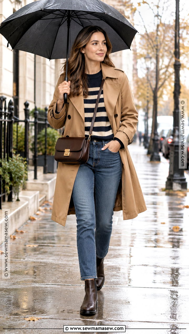 Trench Coat And Chelsea Boots Autumn Outfit - 20 autumn outfit with boots