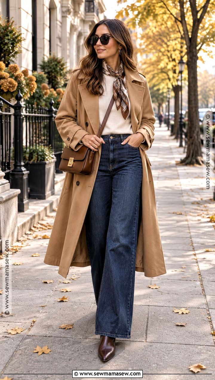 Trench Coat Autumn Outfit - 15 autumnal style ideas