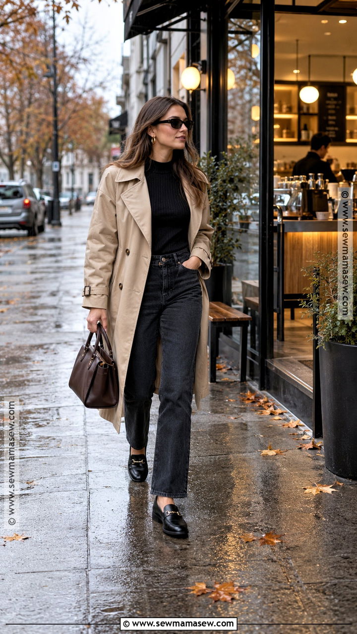 Trench Coat Coffee Outfit - 20 Autumn Coffee Outfit Ideas