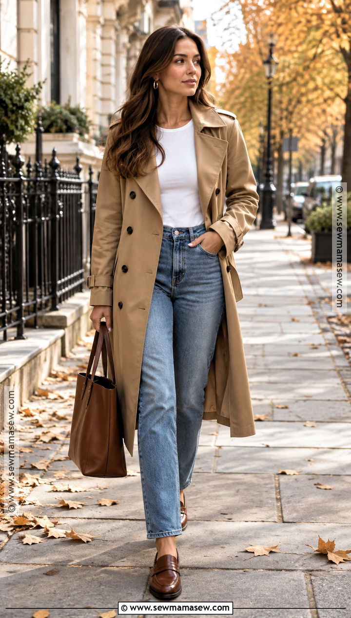 Trench Coat Fall Outfit - 25 fall styles