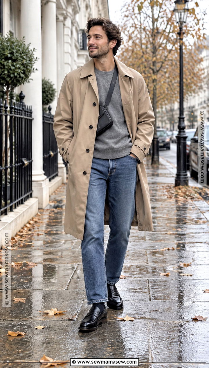 Trench Coat Fall Outfit - 15 Mens Fall Fits Aesthetic