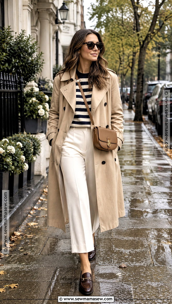 Trench Coat Old Money Fall Outfit - 20 old money outfits women fall
