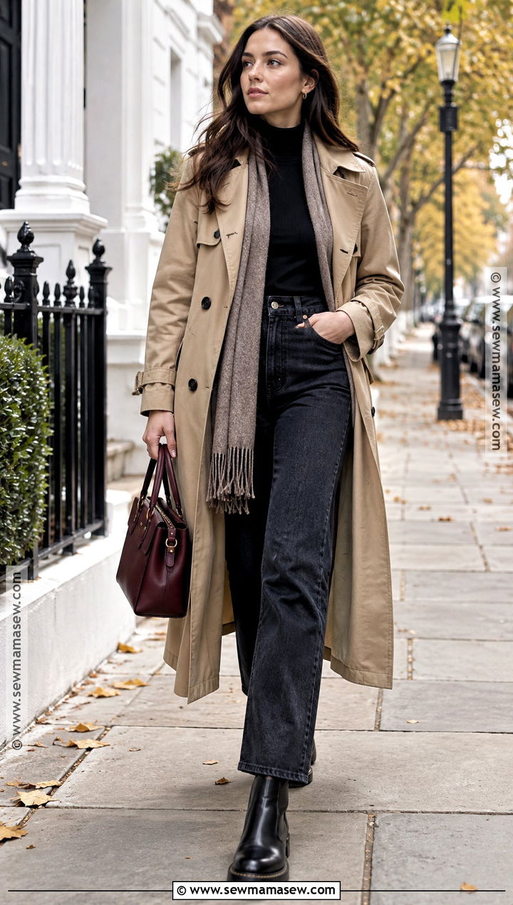 Trench Coat With Doc Martens - 20 fall outfits with doc martens