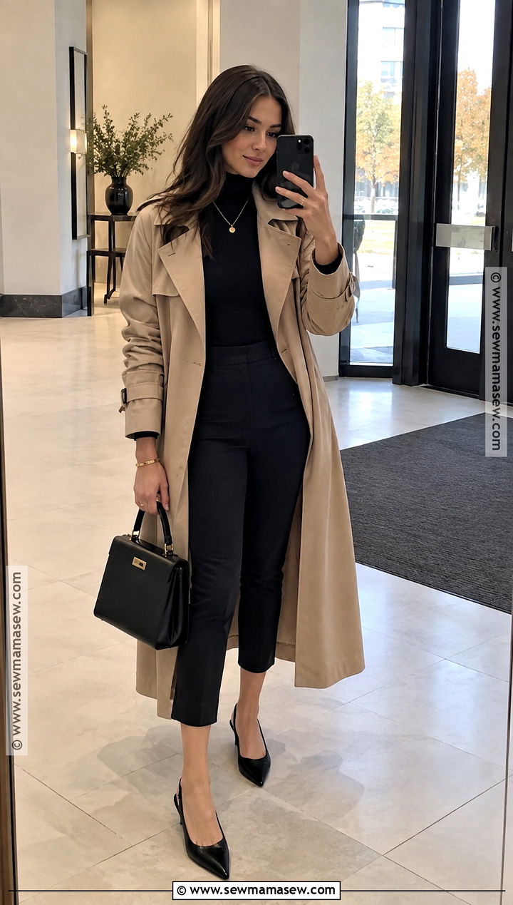 Trench Coat and Capri Pants Outfit - 15 Autumn 2026 Street Style Ideas