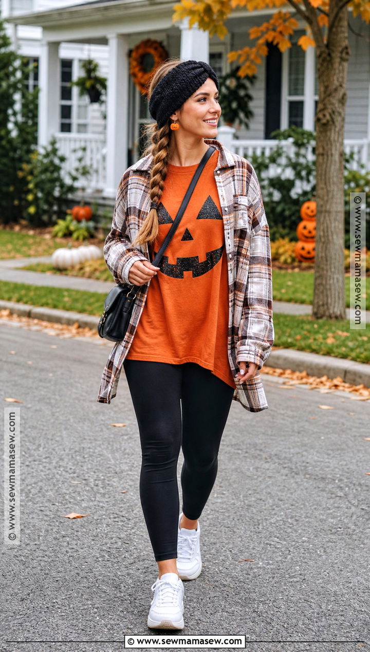 Trick Or Treat Halloween Shirt With Leggings - 35 Halloween Shirt Ideas