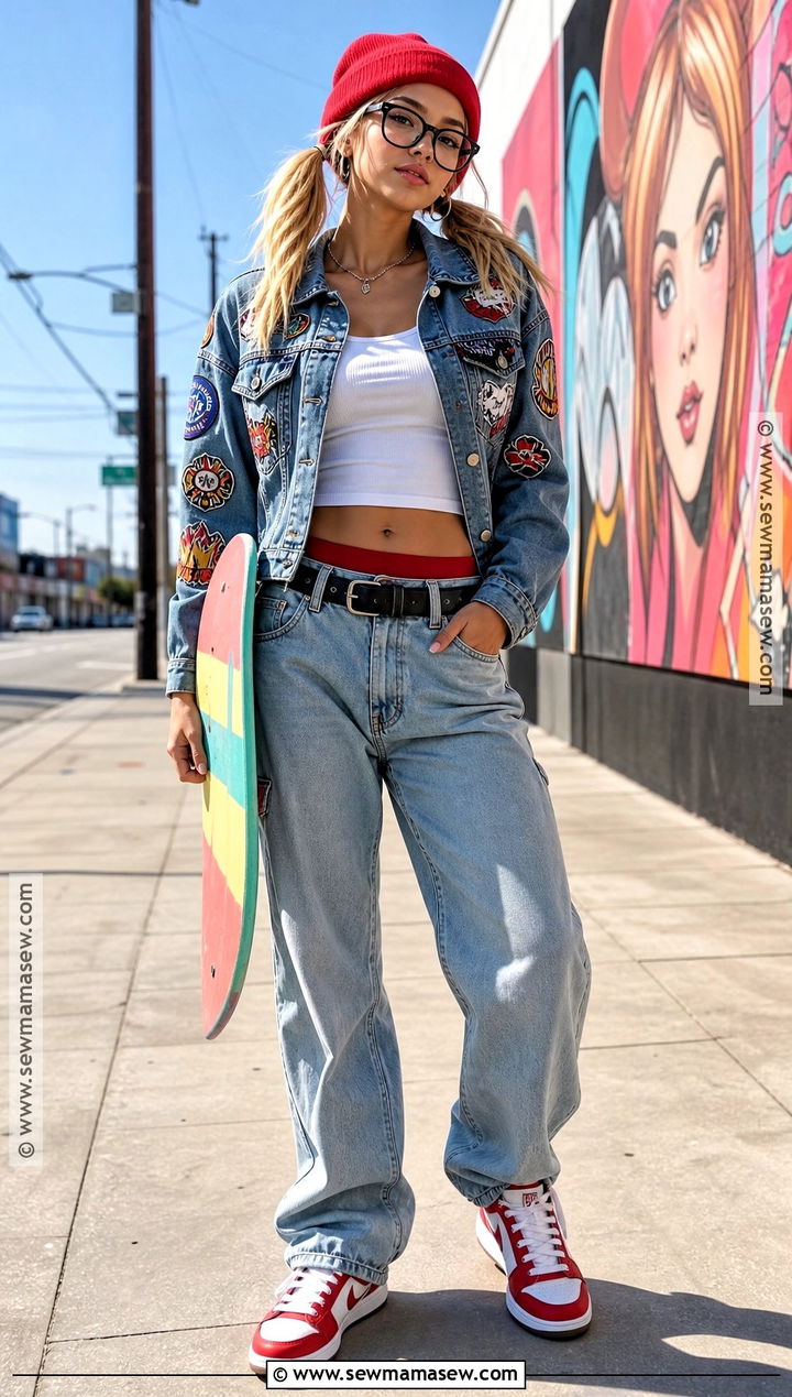 Tricky Denim Jacket Costume - 30 trixie subway surfers costume ideas