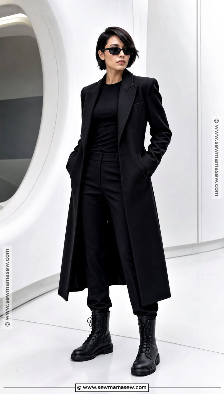 Trinity Costume With Short Black Hair - 35 halloween costumes for black hair