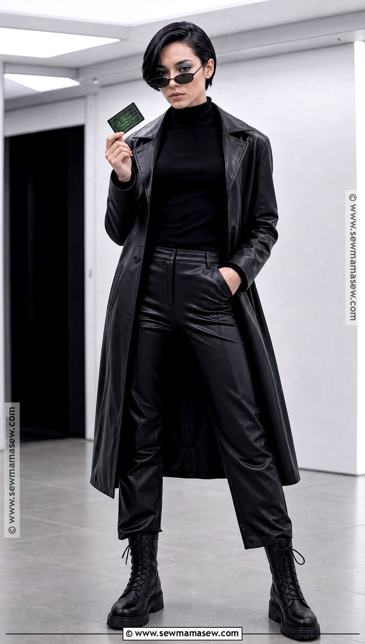 Trinity Costume With Short Black Hair - 30 black hair halloween costumes ideas