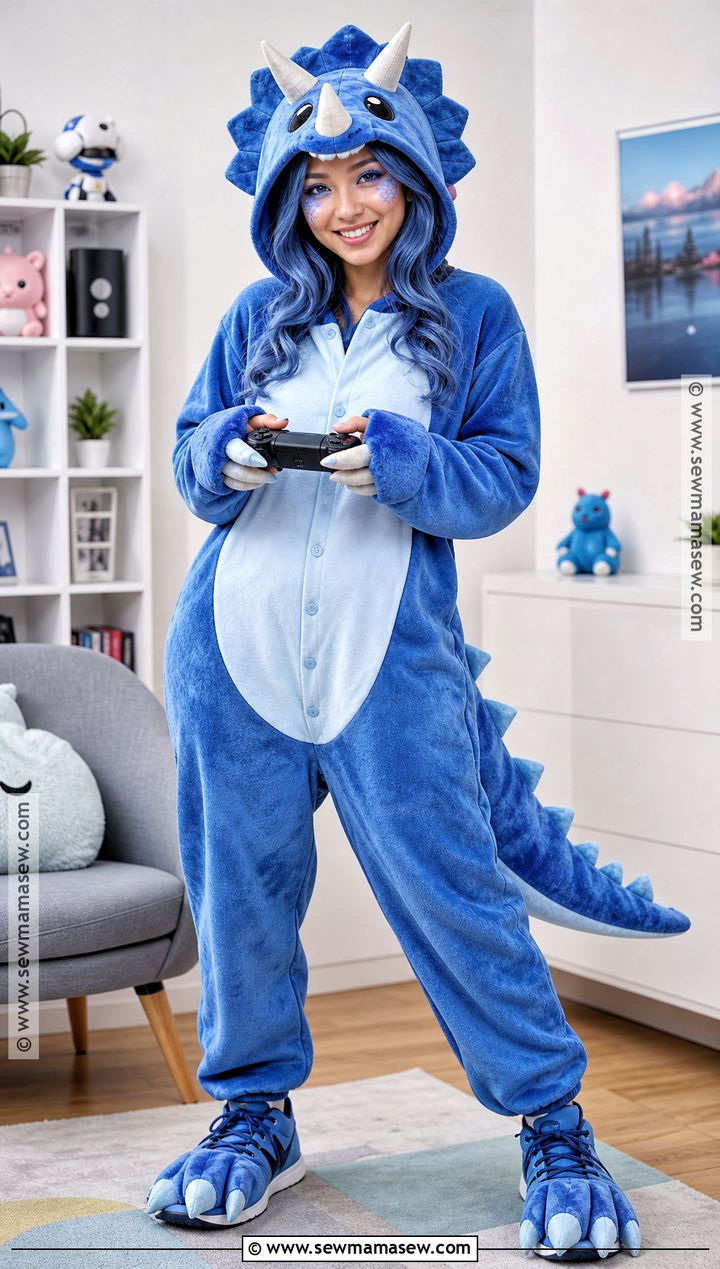 Trixie Blue Dinosaur Costume - 40 toy story halloween costumes