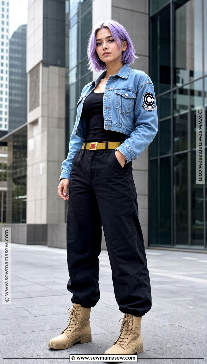 Trunks Costume With Lavender Hair - 35 purple hair halloween costumes ideas