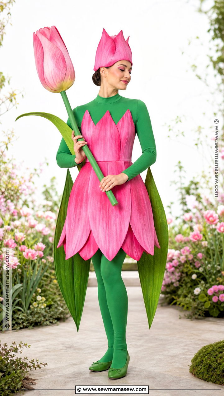 Tulip Flower Costume - 40 Flower Costume Ideas