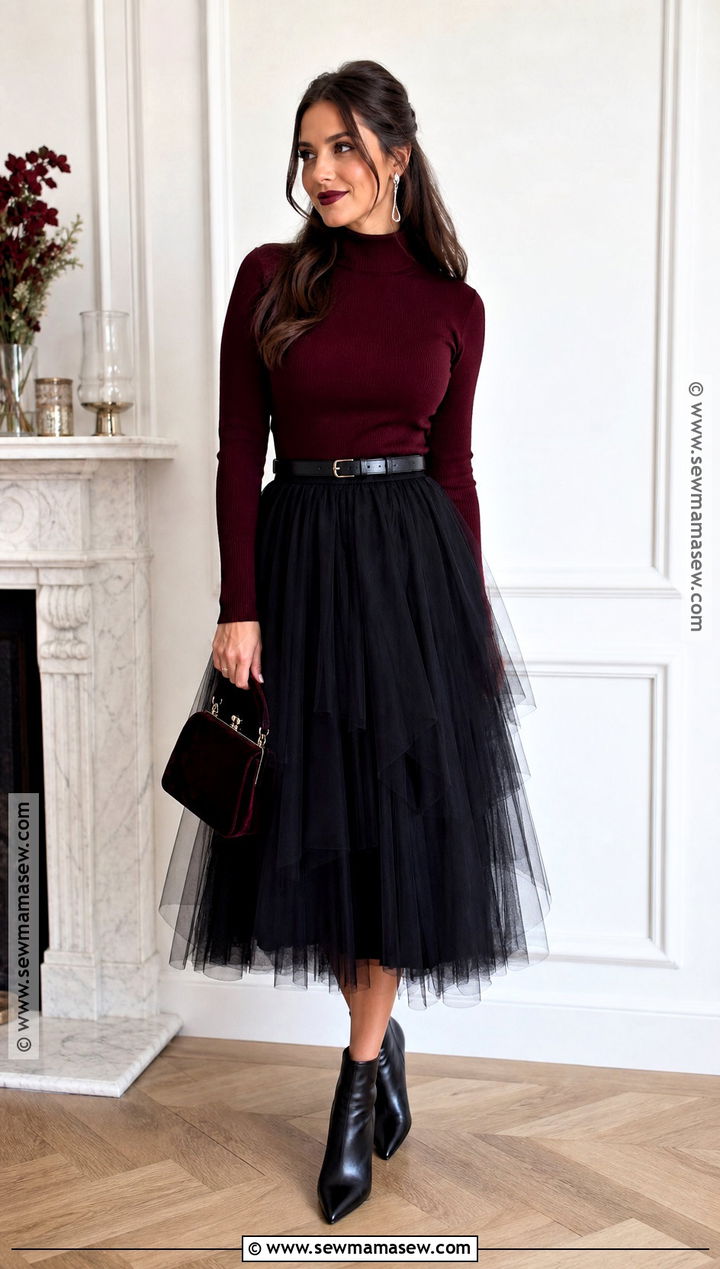 Tulle Skirt Vampire Outfit - 40 vampire outfit ideas for females