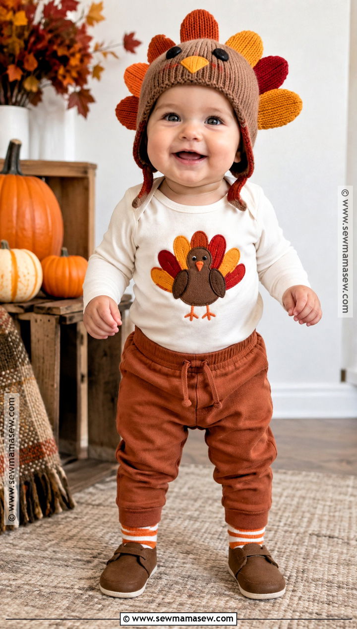 Turkey My First Thanksgiving Onesie Outfit - 15 my first thanksgiving onesie ideas