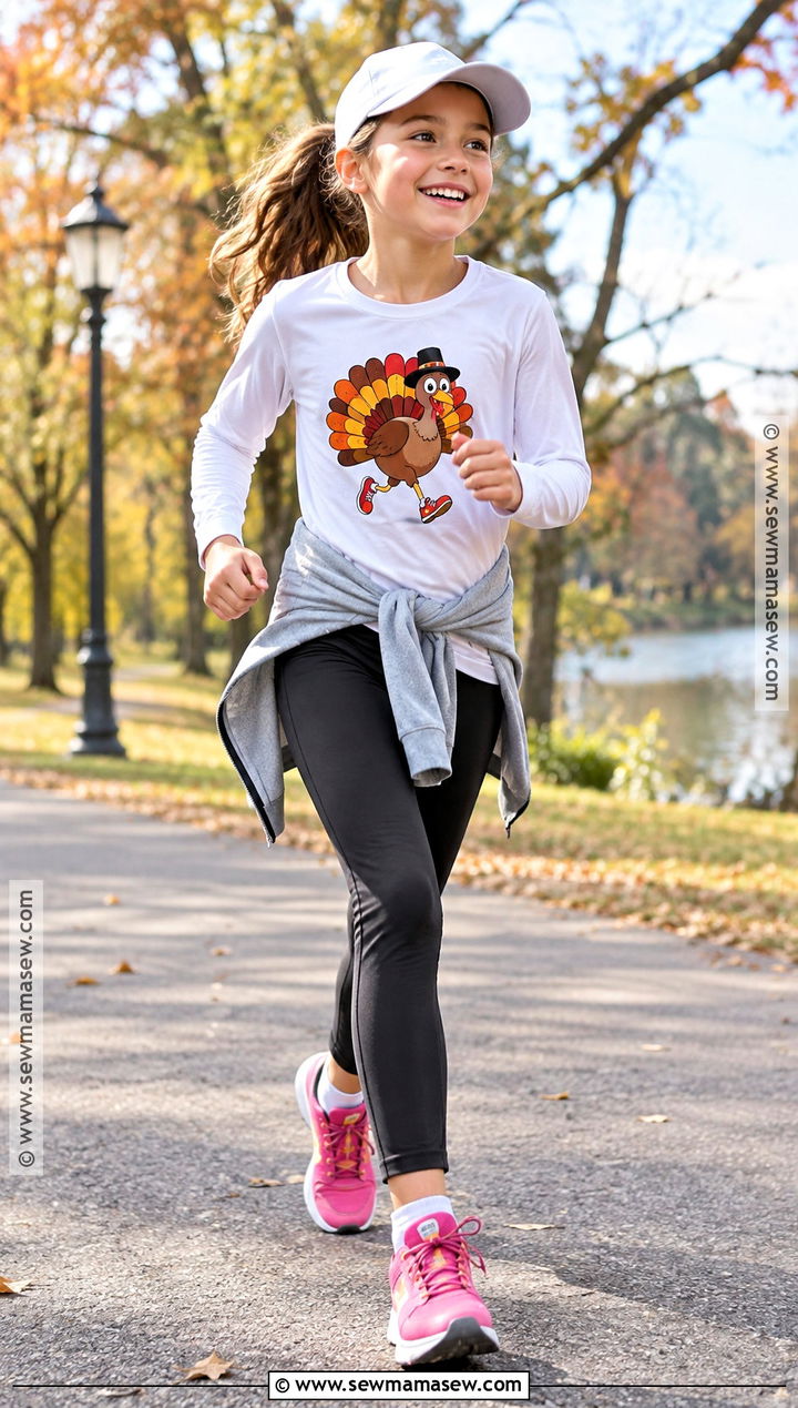 Turkey Trot Thanksgiving Shirt Outfit - 15 thanksgiving shirt ideas for kids