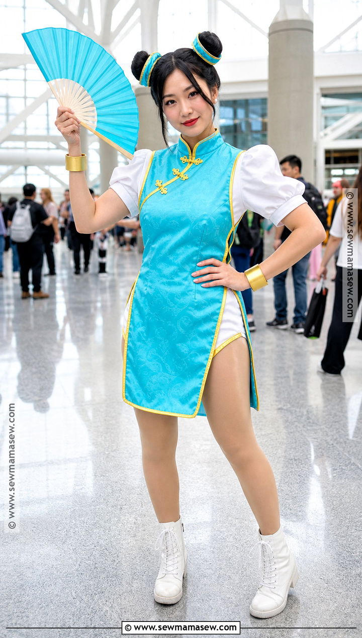 Turquoise Chun Li Cosplay - 40 chun li cosplay ideas