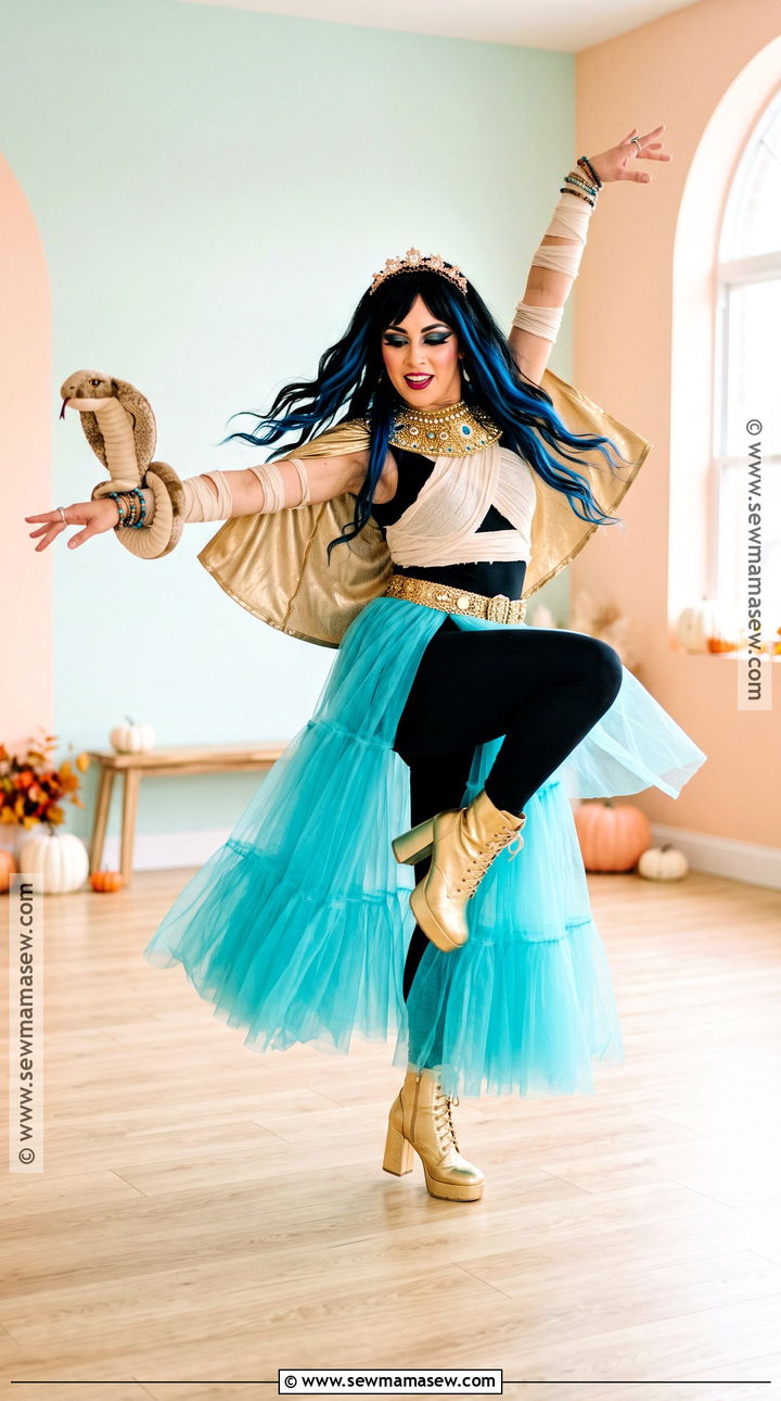 Turquoise Tulle Cleo De Nile Costume - 50 cleo de nile costume ideas