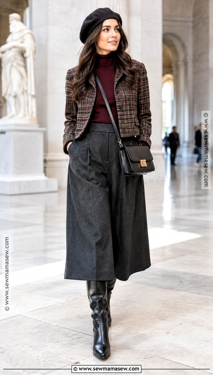 Turtleneck And Culottes New York November Outfit - 25 new york november outfit ideas