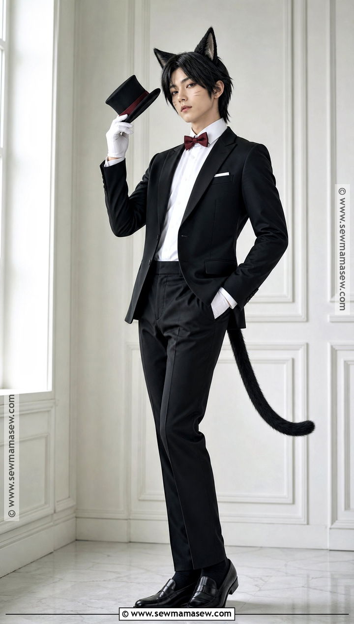 Tuxedo Cat Cosplay - 35 cat cosplay ideas