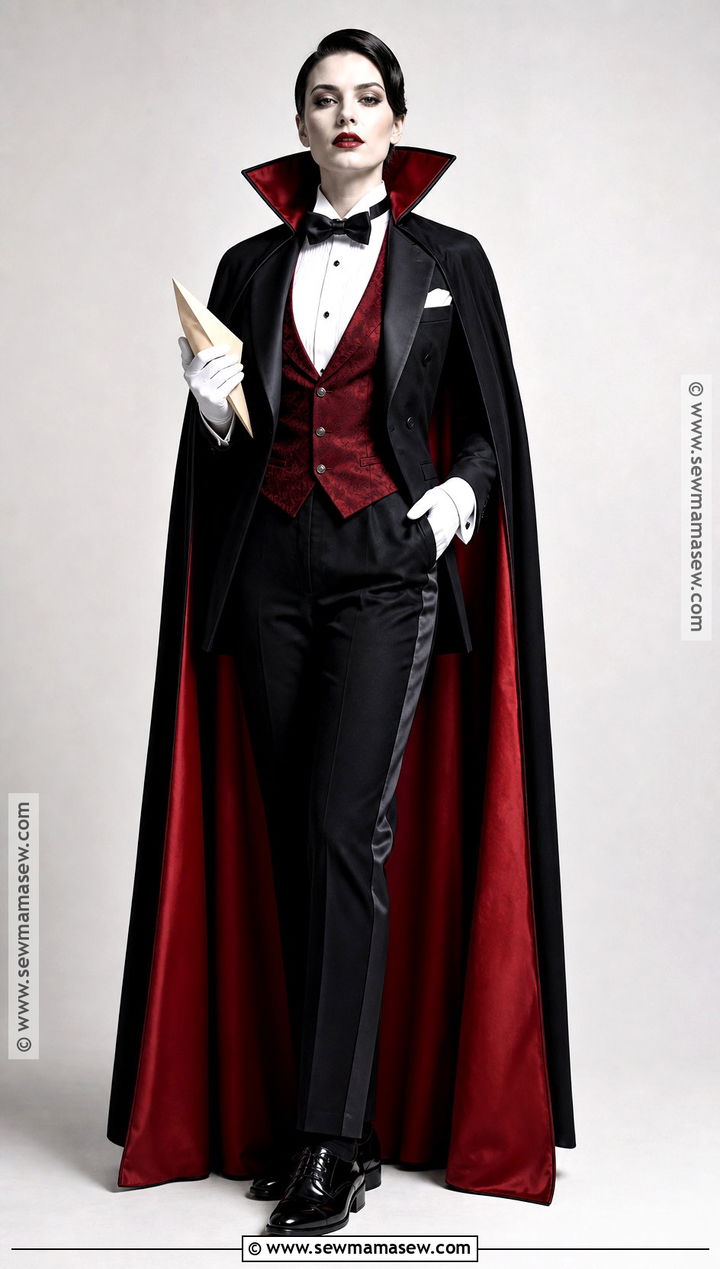 Tuxedo Dracula Costume For Women - 30 Dracula Costume Ideas for Women