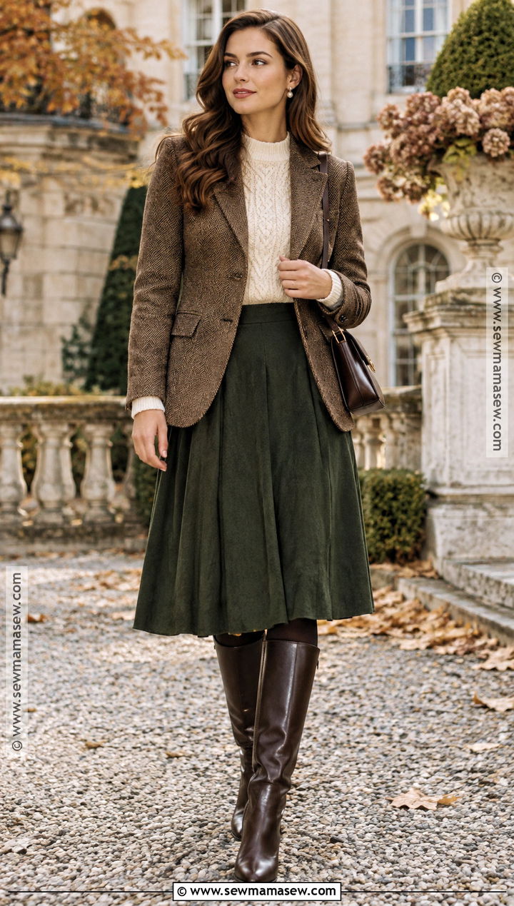 Tweed Blazer Old Money Autumn Outfit - 25 old money autumn outfits