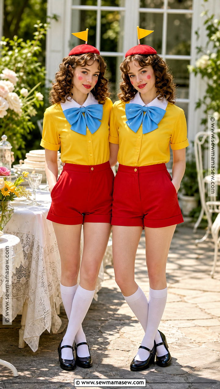 Tweedledee And Tweedledum Twin Costume - 30 twins halloween costumes