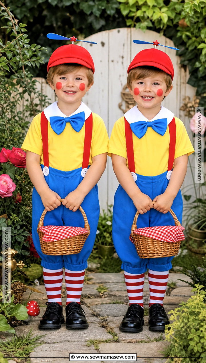 Tweedledee And Tweedledum Twin Costume - 35 twin costume ideas