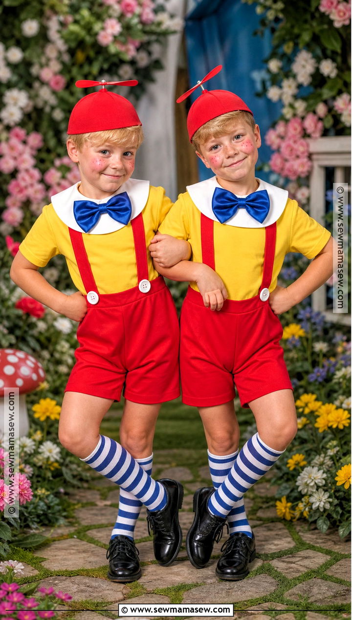 Tweedledee And Tweedledum Twin Costume - 35 twin costumes