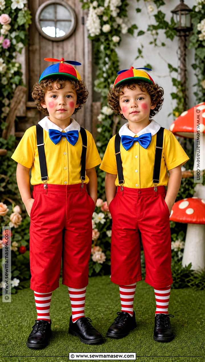 Tweedledee And Tweedledum Twin Costume - 30 Twin Costume Ideas