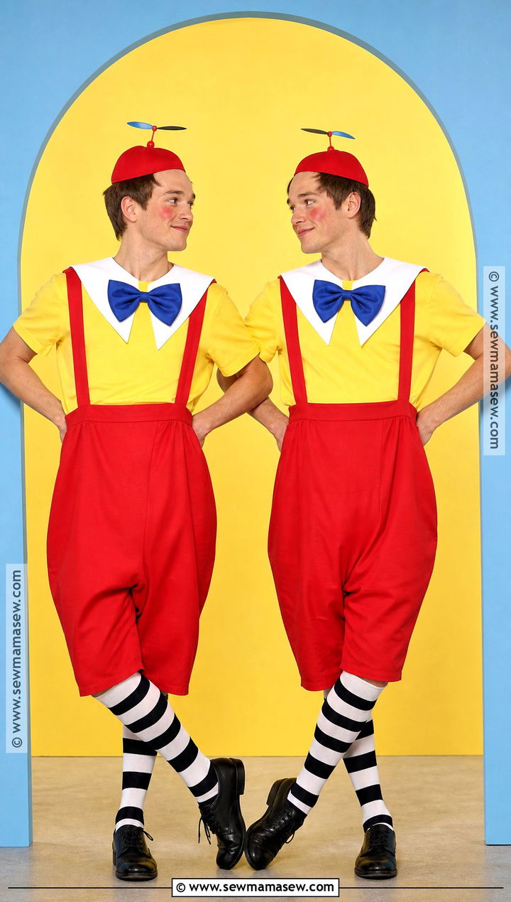 Tweedledee And Tweedledum Twins Costume - 30 twins costume ideas