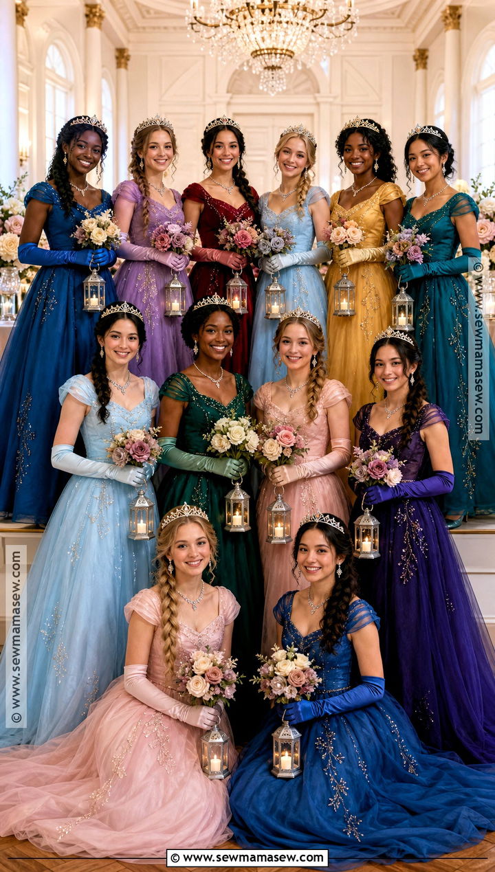 Twelve Dancing Princesses Group Costume - 30 Fairytale Costume Ideas