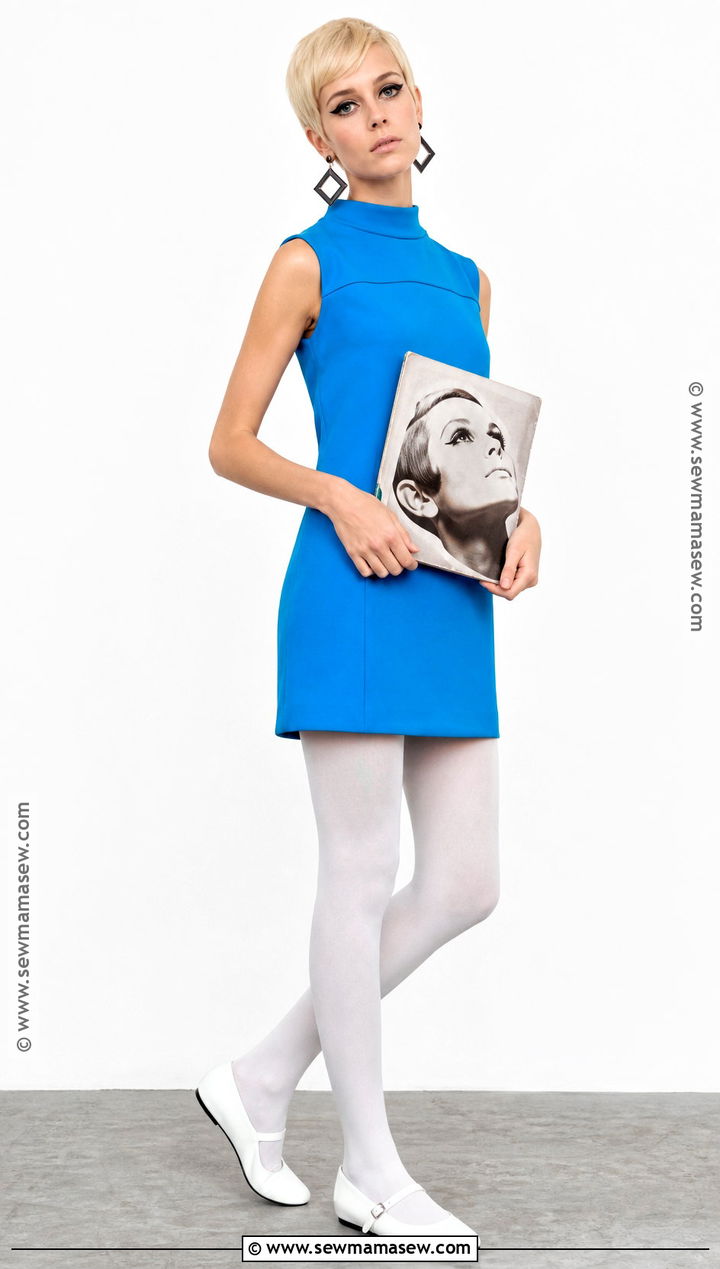 Twiggy Mod Model Costume - 30 60s halloween costume ideas