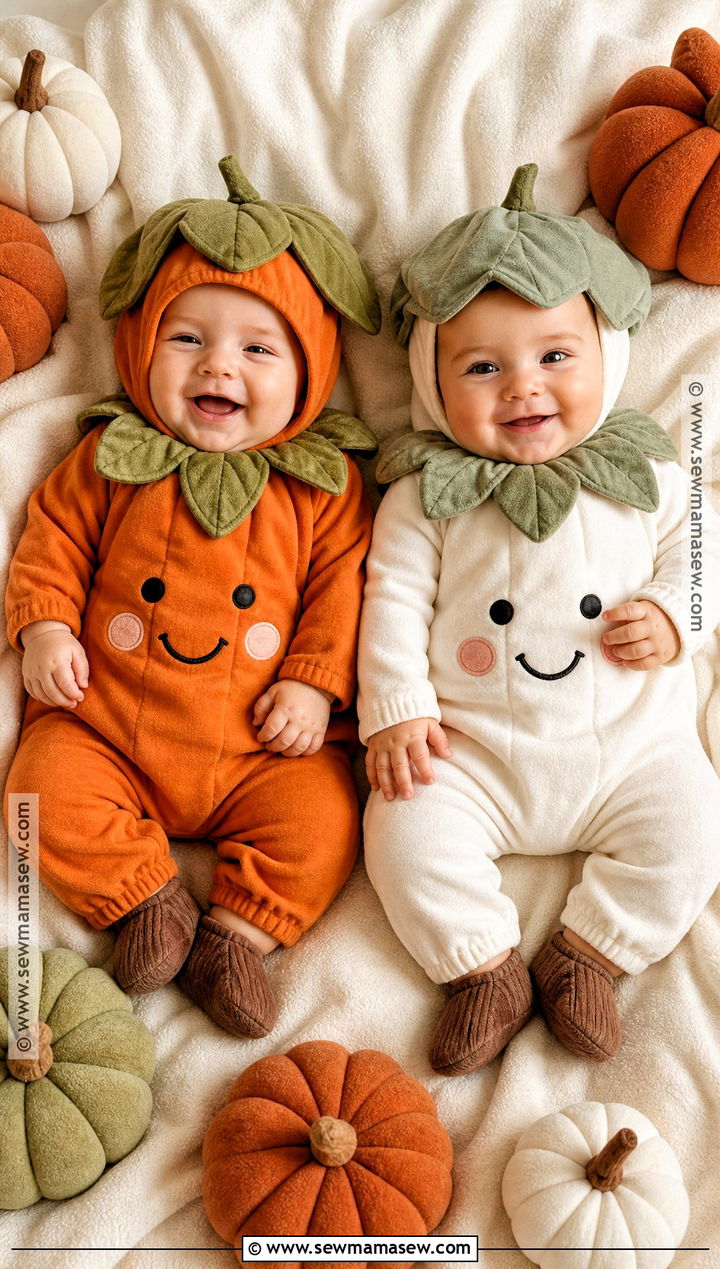 Twin Baby Pumpkin Costumes - 30 baby pumpkin costume ideas