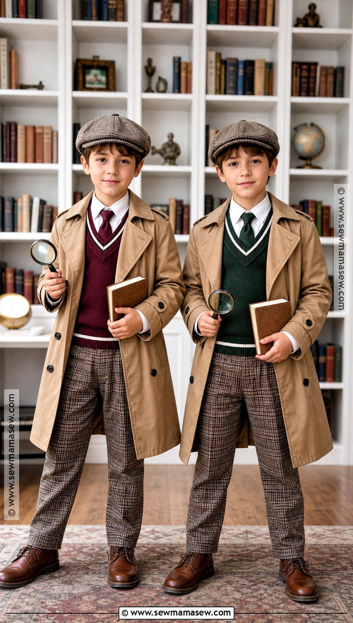 Twin Detective Costume - 35 twin costume ideas
