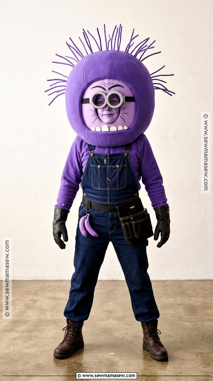 Two Eye Purple Minion Costume - 40 purple minion costume ideas