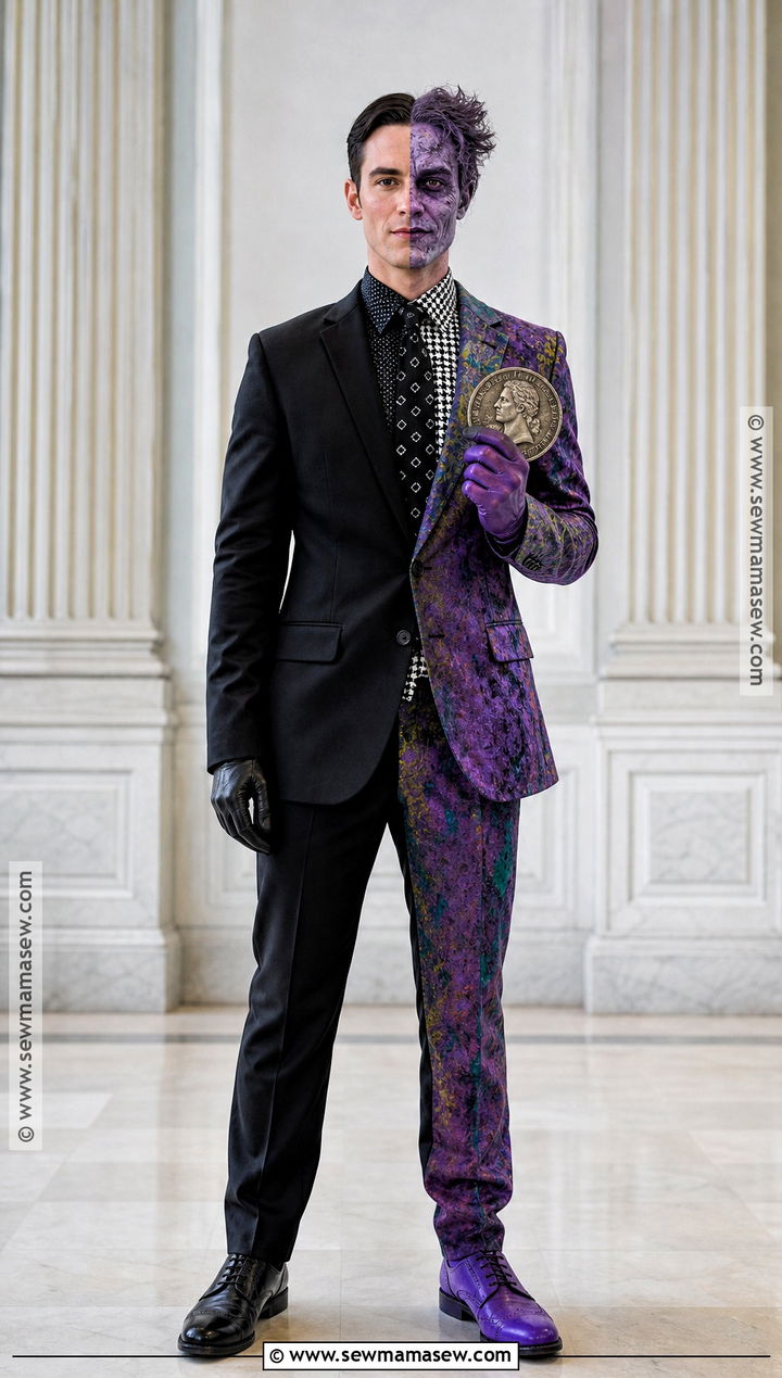 Two Face Costume - 30 easy villain costumes