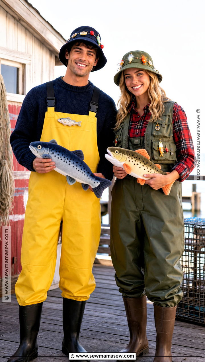 Two Fishermen Couple Costume - 35 Fisherman Costume Ideas