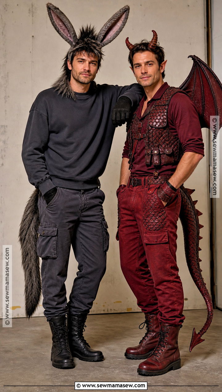 Two Men Donkey And Dragon Costume - 35 donkey and dragon costume ideas