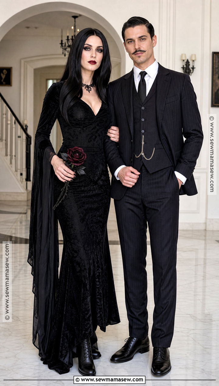 Two Men Morticia And Gomez Costume - 40 morticia and gomez addams costume ideas