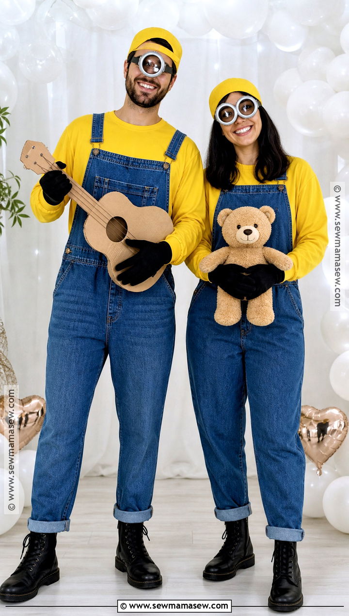 Two Minions Couple Costume - 45 minions costume ideas