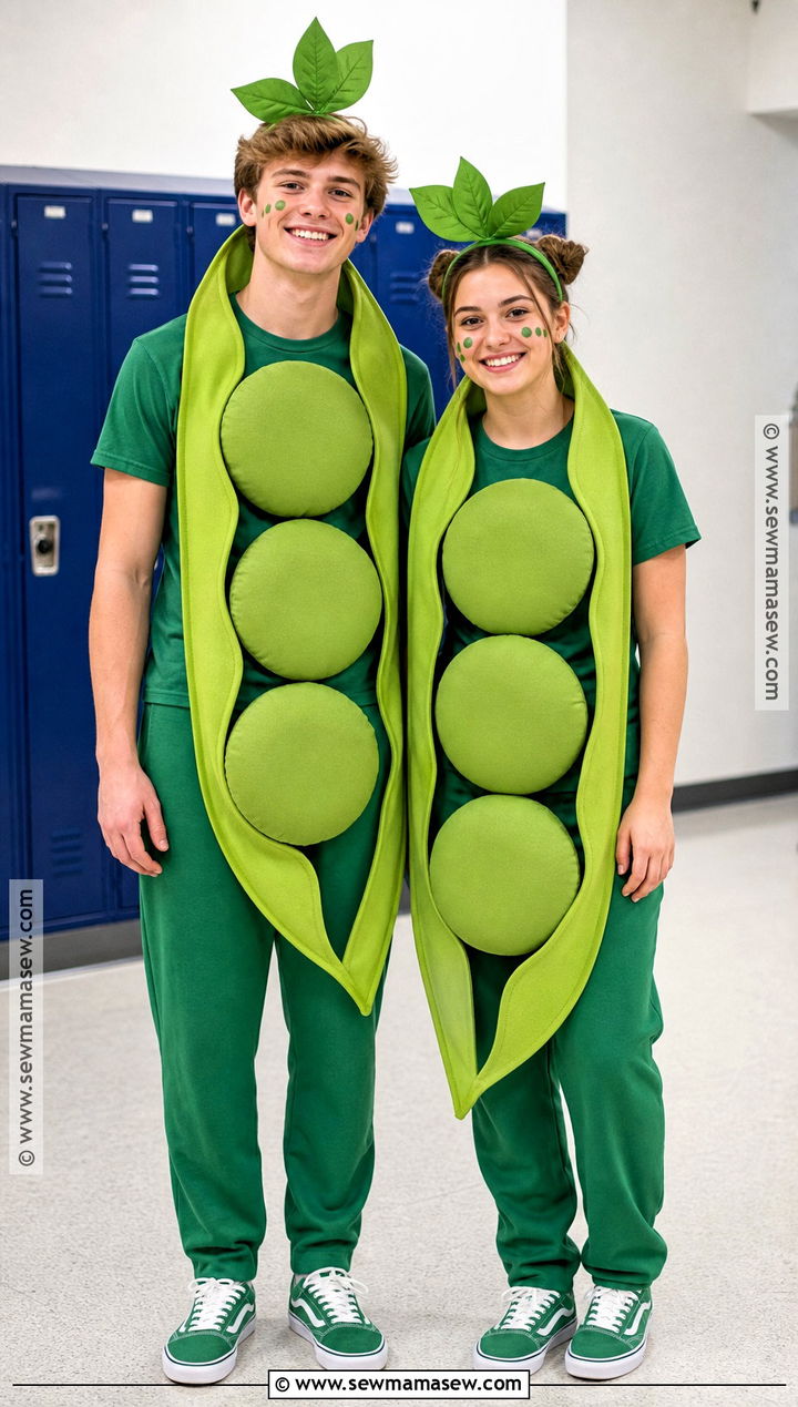 Two Peas In A Pod Idiom Costume - 30 Idiom Dress Up Day Ideas