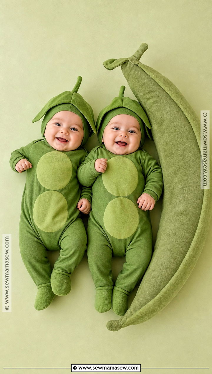 Two Peas In A Pod Twin Baby Costume - 30 twin halloween costumes for babies